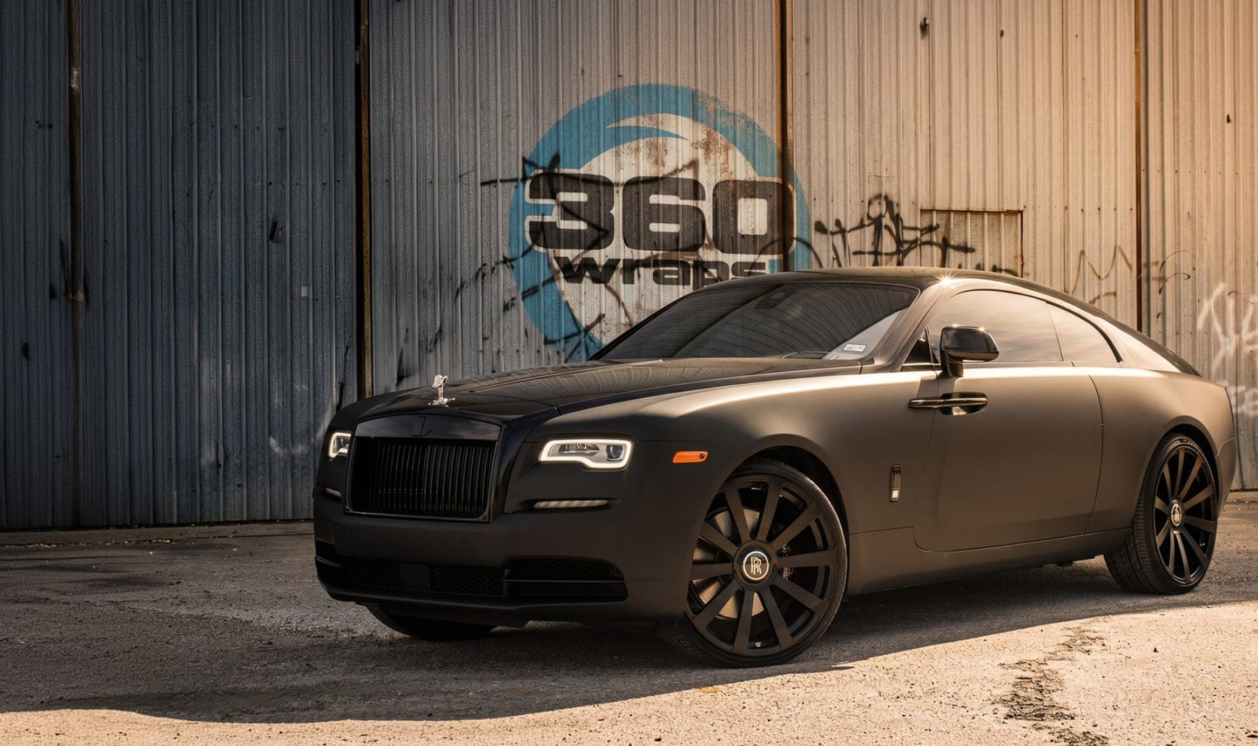 Bentley after satin black wrap